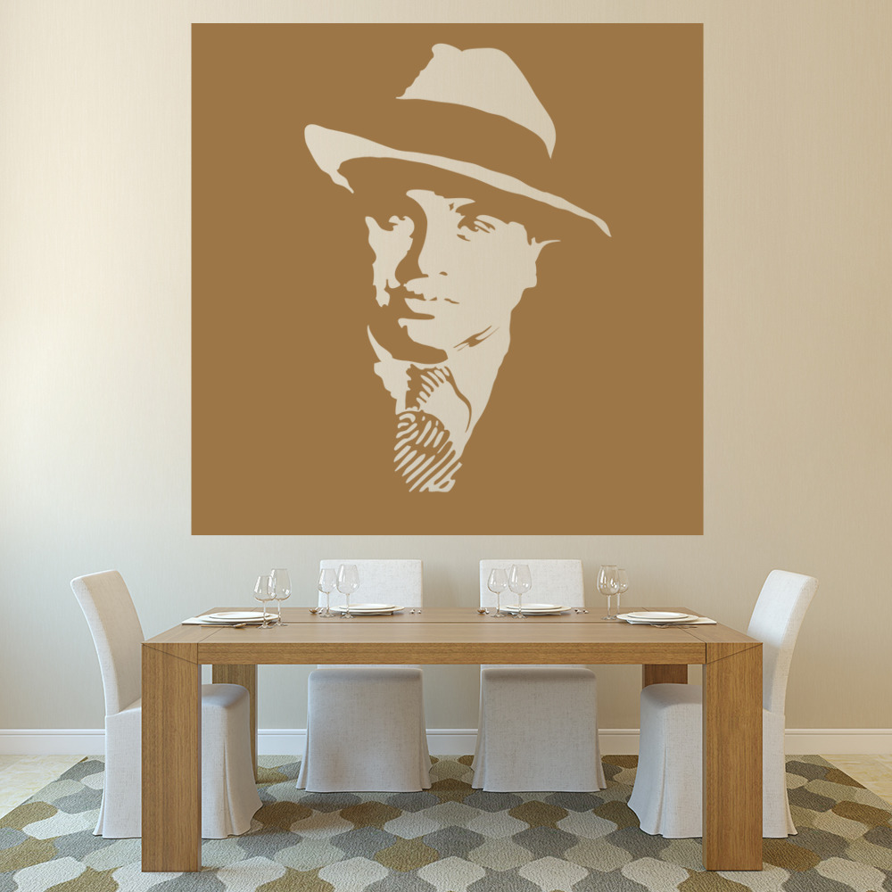 Al Capone Scarface Gangster Wall Sticker | Icon Wall Stickers